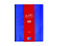 Protège-documents translucides A4 20 pochettes Le Lutin Vision Oxford couleurs assorties