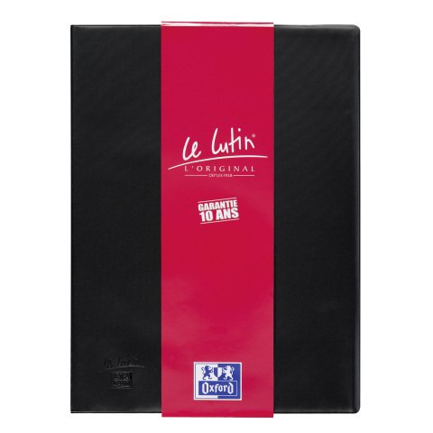 Carpeta de fundas opaca A4 100 fundas Le Lutin Classique Oxford negro