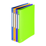 Classeur 4 anneaux plastique Oxford Memphis A4 dos 2 cm couleurs pastel assorties