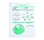 Pochette perforée Quick'in Oxford A4 polypropylène 7/100e