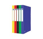 Chemises Eurobox carte lustrée couleurs assorties Oxford - 2,5 cm