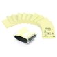 Set von 12 Blöcke geble Z-Notes von 100 Zettel Post-It 76x76 mm + Verteiler 