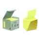 Z-notes repositionnables recyclés jaunes Post-it 76 x 76 mm - bloc de 100 feuilles