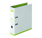 Classeur à levier plastifié Oxford My Colour blanc intérieur couleurs assorties - Dos 8 cm 