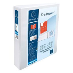 Personalizable folder Exacompta 2 rings polypro A4+ back 6 cm