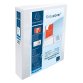 Classeur 2 anneaux plastifié Exacompta KREACOVER® personnalisable A4+ - Dos 6,4 cm blanc