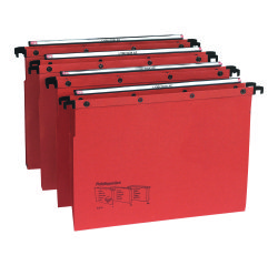 Dossier suspendu pour tiroirs format Folio kraft Ultimate AZO fond 30 mm orange