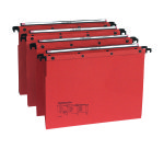 Dossier suspendu pour tiroirs format Folio kraft Ultimate AZO Elba fond 30 mm orange