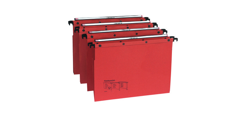 Dossier suspendu pour tiroirs format Folio kraft Ultimate AZO Elba fond 30 mm orange