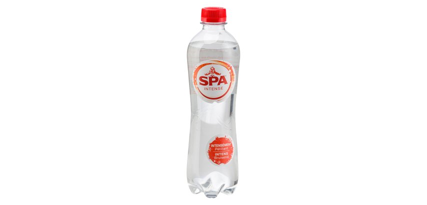 Pack of 24 bottles sparkling water Spa intense  50 cl