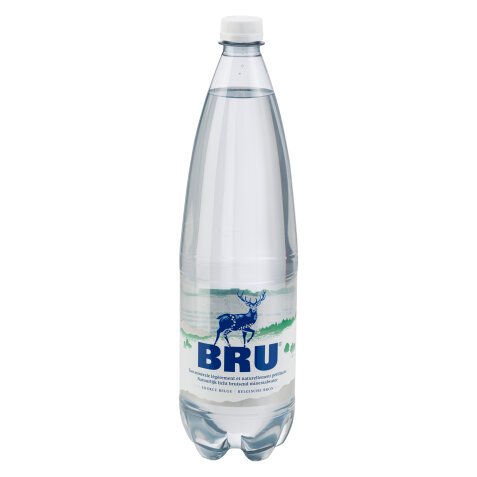 Pack of 6 bottles sparkling water Bru 1.25L