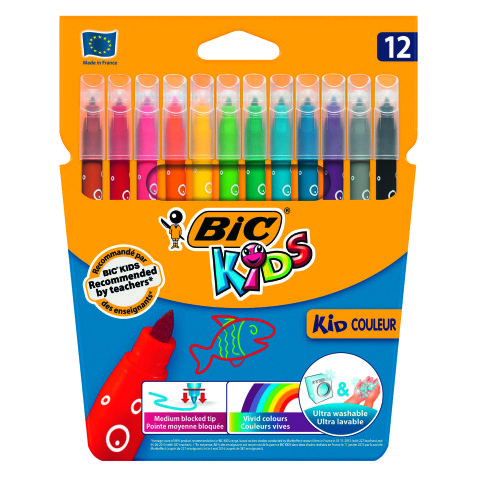 Felt-tip pens Kid Color - Sleeve of 12 felt-tip pens