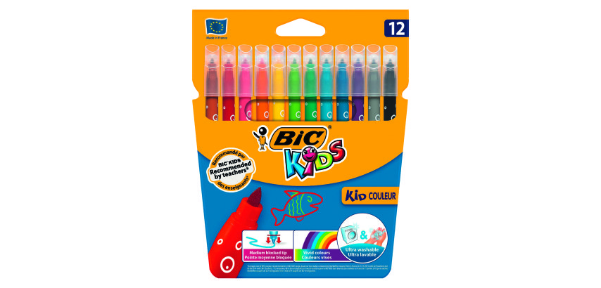 Felt-tip pens Kid Color - Sleeve of 12 felt-tip pens