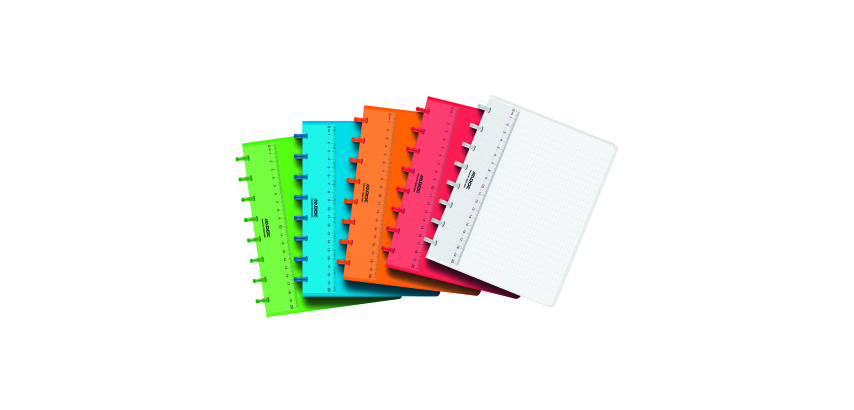 Notebooks Adoc colorlines A5 4x8