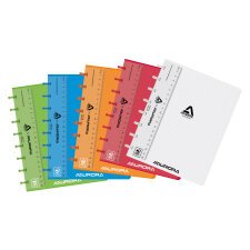 Cahiers Adoc colorlines A5 - quadrillé 5 x 5 - 144 pages