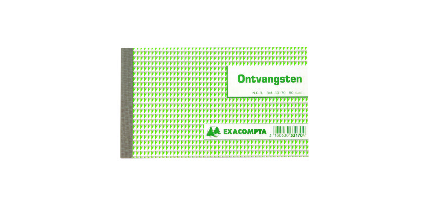Auto-copying register Exacompta "receipt" Dutch 180 x 105 mm 50-2