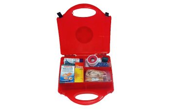 First aid boxes, first aid kits