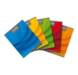 Cahier Aurora A5 148 x 210 mm - quadrillé 5 x 5 - 72 pages