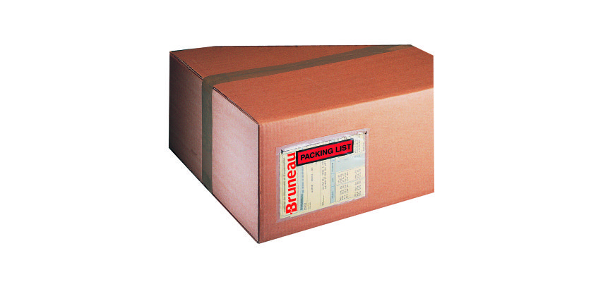 Carton de 1000 pochettes porte-documents auto-adhésives 220 x 110 mm