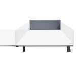 Panneau acoustique gris perle L 120 cm pour bureaux bench - Arch