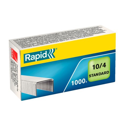 Doos van 1000 nietjes Rapid n°10 gegalvaniseerd