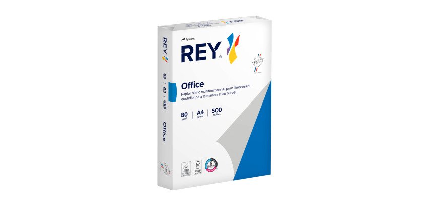 Ramette papier Rey Office A4 80 gr - 500 feuilles - blanc