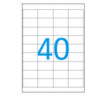 Etiquettes adresses 48,5 x 25,4 mm Agipa 118991 - Boîte de 4000