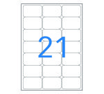 Etiquettes adresses 63,5 x 38,1 mm Agipa 118984 - Boîte de 2100