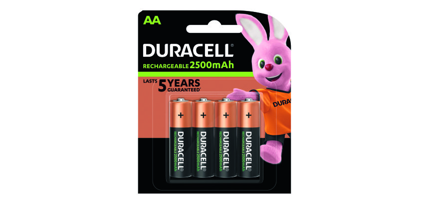 Pile rechargeable AA - LR6 Duracell Stay charged - Blister de 4 accus