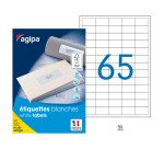 Etiquettes adresses 38 x 21,2 mm Agipa 118990 - Boîte de 6500