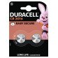 Knoopbatterij CR2016 lithium Duracell - Blister van 2 batterijen