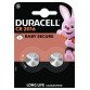Duracell - Pack de 2 piles bouton Lithium CR2016 - 3 V