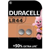 Pile bouton alcaline Duracell spéciale LR44 1,5 V, lot de 2 (76A / A76 / V13GA) LR44