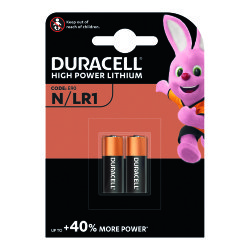 Duracell N/LR1 - Pack de 2 piles bâton Alcalines LR1/E90 - 1,5 V