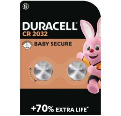Duracell - Pack de 2 piles bouton Lithium CR2032 - 3 V