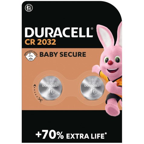 CR2032 lithium Duracell - Blister van 2 batterijen