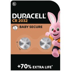 Duracell - Pack de 2 piles bouton Lithium CR2032 - 3 V