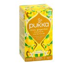 Infusion citron, gingembre et miel de Manuka Bio Pukka - Boîte de 20 sachets
