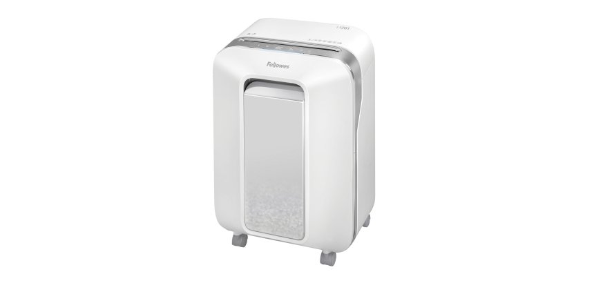 Destructora Fellowes LX201 microcorte 22 litros P-5 blanca