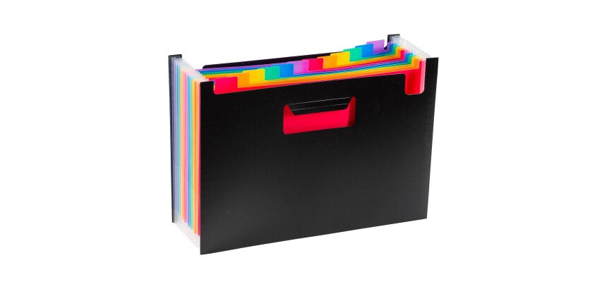 Trieur à soufflet Viquel 12 divisions multicolores