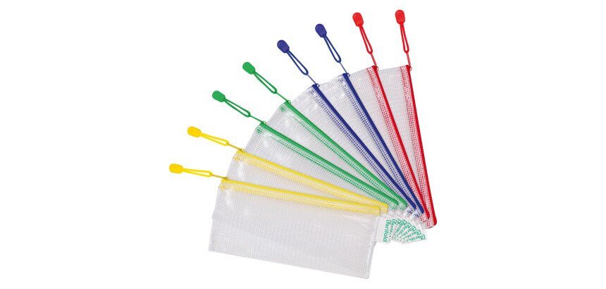 Pochettes à zip format chéquier Tarifold - Sachet de 8