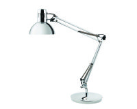 Lampara de mesa Led Archi cromada