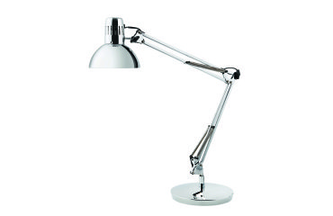 Lampara de mesa Led Archi cromada