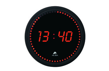 Round clock with led - Alba