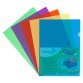 L-sleeves plastic SECO A4 polypropylene 12/100e biodegradable assortment - pack of 25