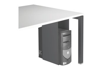 Support suspendu universel pour unité centrale réglable en largeur H 58 x L 14,7 / 24,9 x P 27 cm