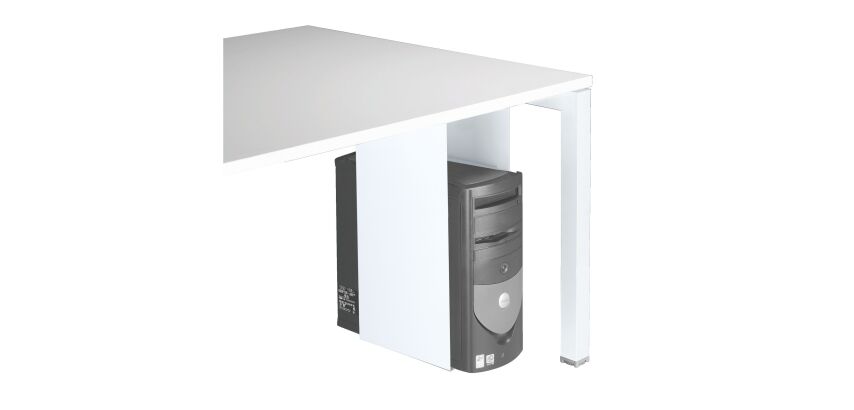 Support suspendu universel pour unité centrale réglable en largeur H 58 x L 14,7 / 24,9 x P 27 cm