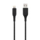 Twisted cable USB 2.0 to lightning of 1,5 m