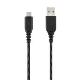 Gevlochten USB-kabel 2.0 naar USB-C van 1,5 m