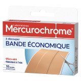 Bandes à découper économique 10 x 6 cm Mercurochrome - Boîte de 10